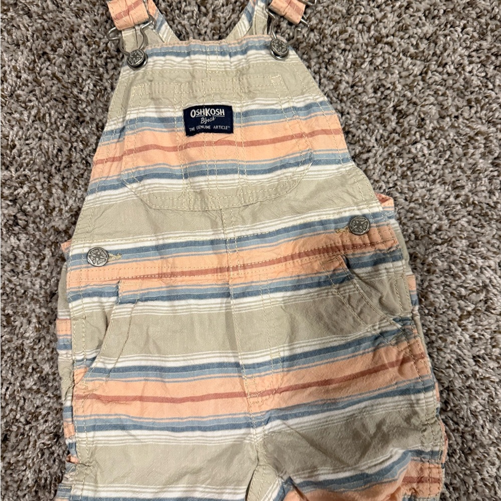 OshKosh B'gosh Striped Overalls